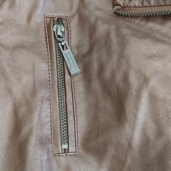 Jou Jou Rose Gold Zip Up Jacket - Picture 2 of 10